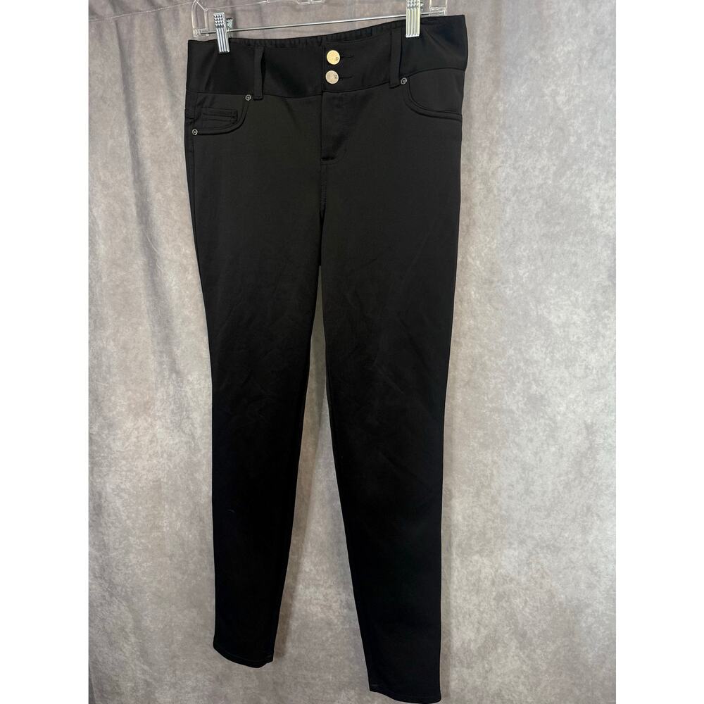 NY&C Tailored Stretch Dress Pants Trousers Satin Style New York & Company - Picture 8 of 9